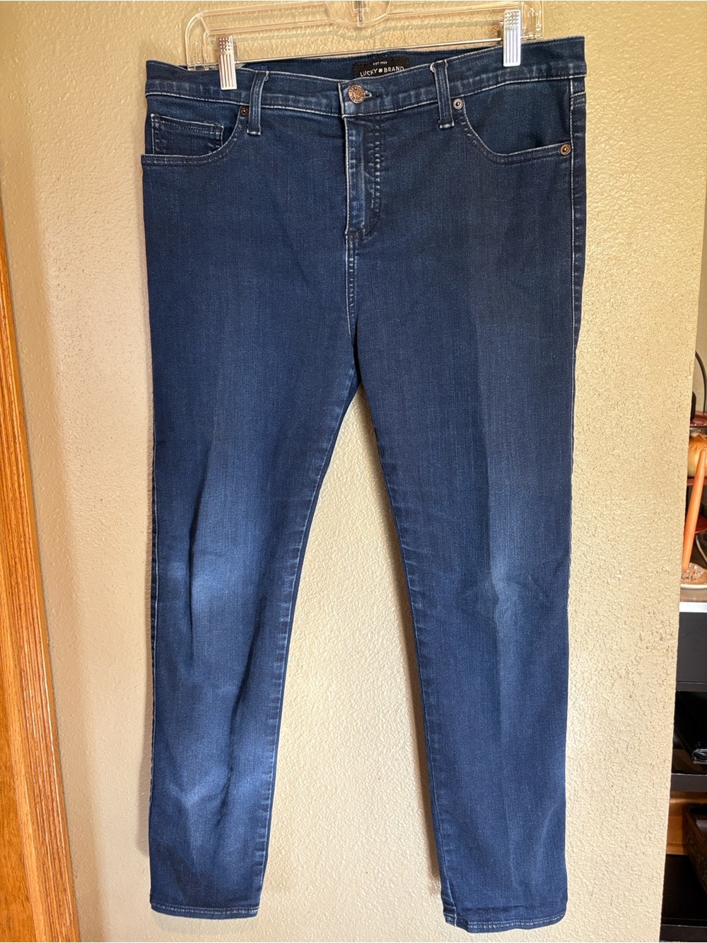 Lucky Brand Women’s Ava Skinny Denim Jeans - Classic Dark Blue Wash